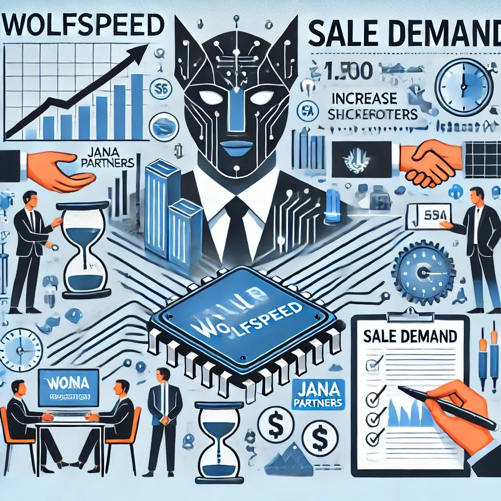 半導体企業Wolfspeedに売却要求、Jana Partnersが株主価値向上を迫る