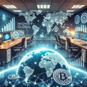 DALLE 2024-09-13 075905 - A digital finance scene featuring a modern office with HashKey Global branding In the foreground a digital map of the world highlights Bermuda symb - innovaTopia