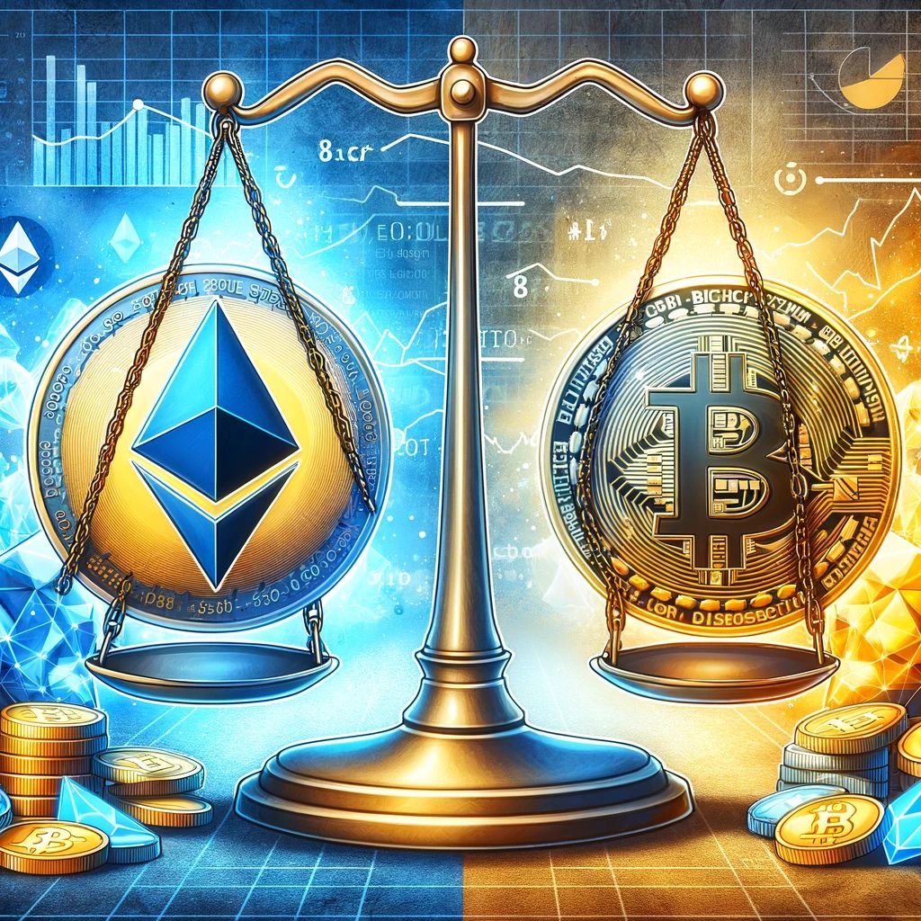 イーサリアム対ビットコイン比率、デスクロスに接近か？市場の長期弱気トレンド示唆