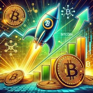 DALLE 2024-09-26 060512 - An illustration showing the surge of layer-2 tokens after Bitcoins halving event Depict layer-2 symbols like Lightning Network with Bitcoin icons r - innovaTopia