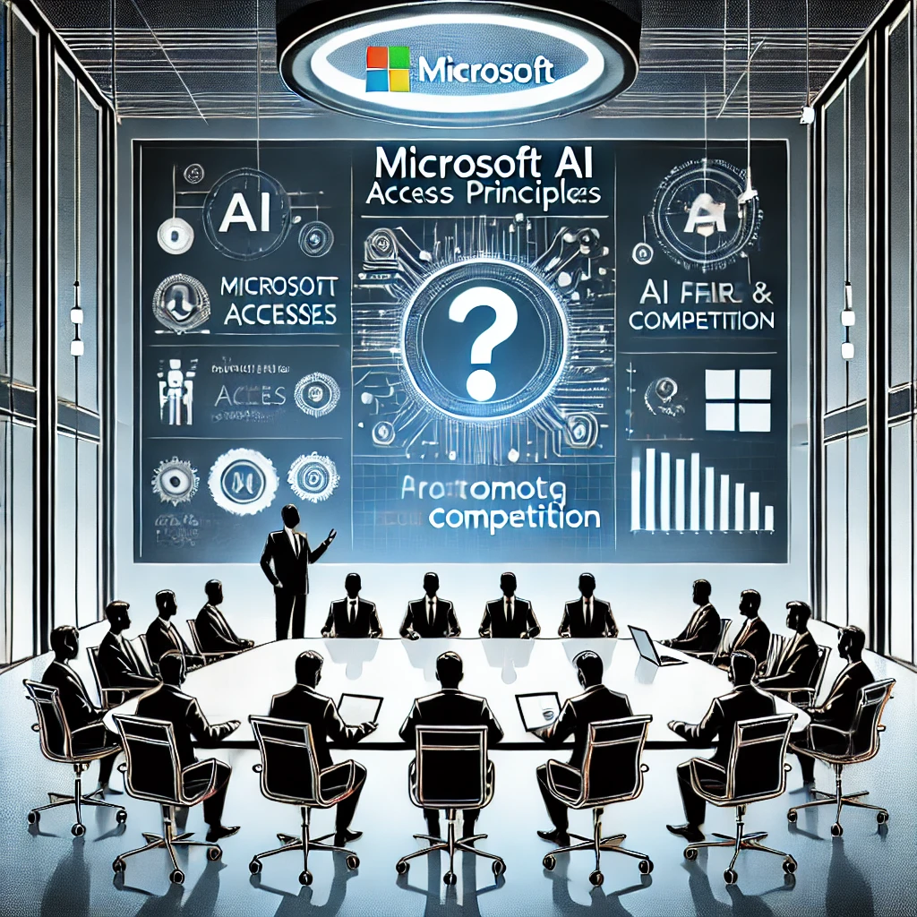 MicrosoftのAIアクセス原則発表、競争促進への疑問符