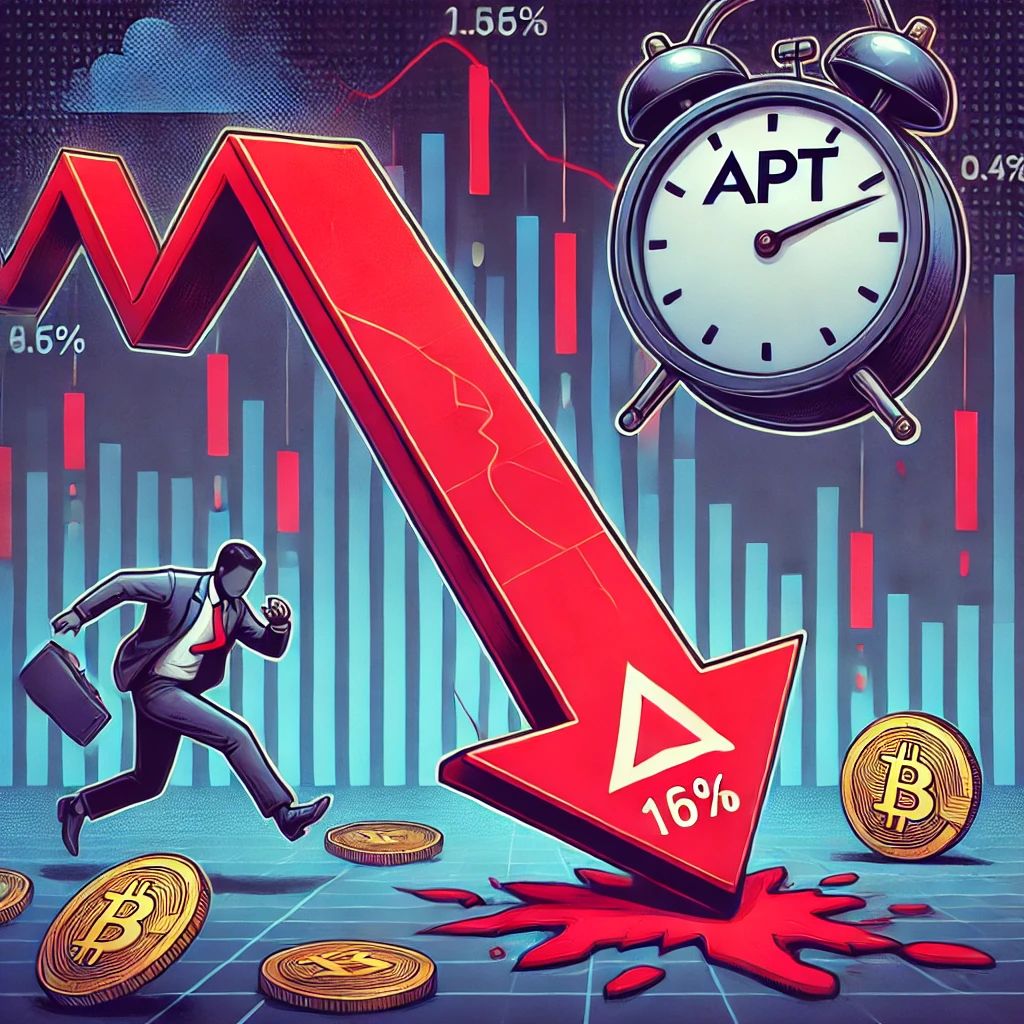 APT価格、トークン解放前に16%急落 – 暗号市場の新たな試練