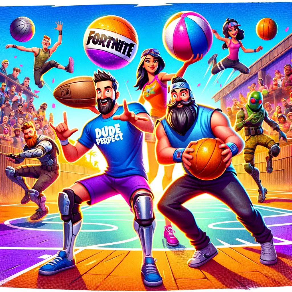 FortniteがDude Perfectと手を組み、新ドッジボールモードを発表！