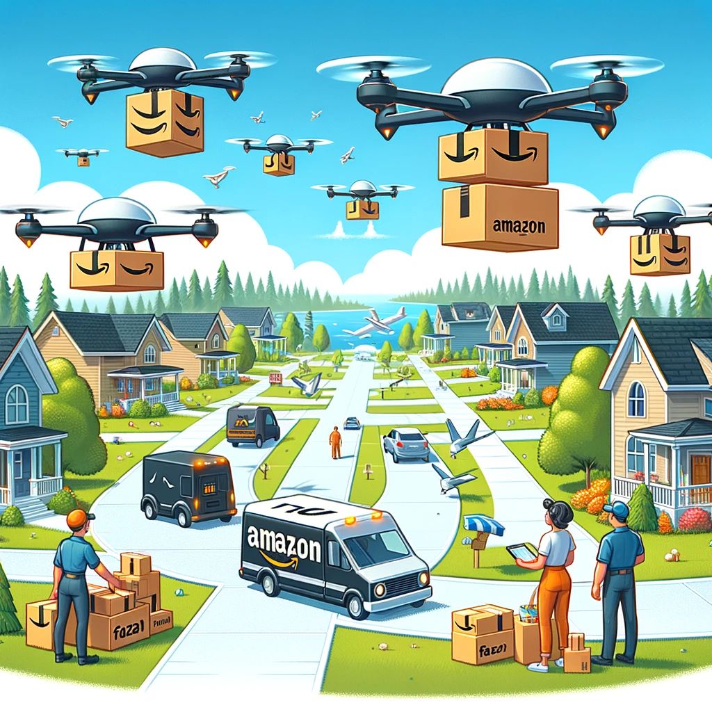 Amazon、ドローン配送で新たな地平を開く：FAA承認でサービス拡大へ