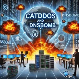 DALLE 2024-06-26 123717 - A network being bombarded by various cyber threats representing CatDDoS malware exploiting over 80 security vulnerabilities with a new attack techniq - innovaTopia