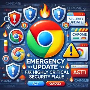 “Chrome緊急アップデート：高重大度セキュリティ欠陥修正、ユーザーに速やかな対応を呼びかけ”