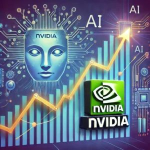 DALLE 2024-07-13 043804 - An illustration showing a stock market graph with the Nvidia logo and AI elements representing Nvidias stock surge due to AI technology The image s - innovaTopia
