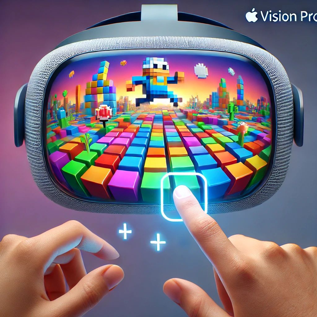Apple Vision Pro革新操作: 手の動きでCrossy Road Castleを支配！