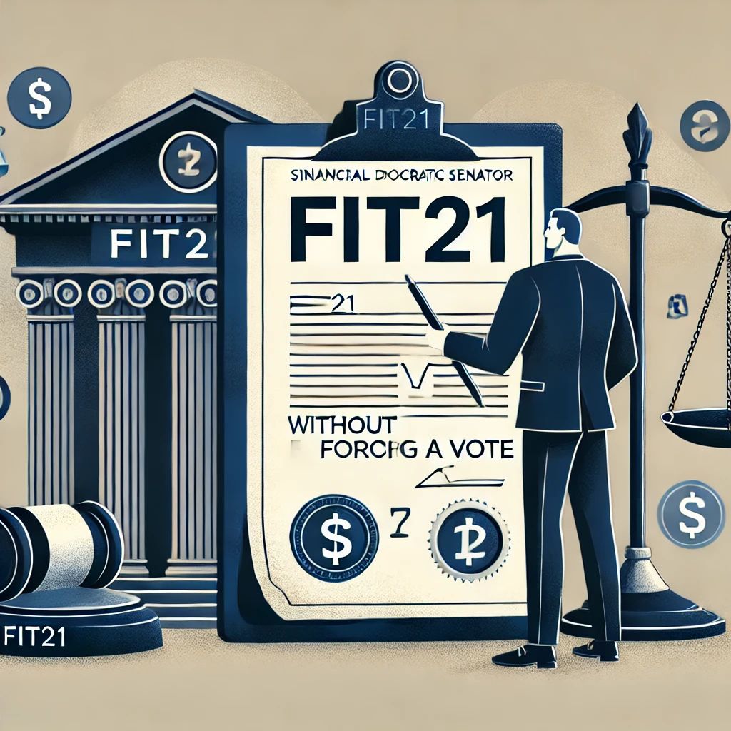 民主党上級議員、金融イノベーション法案FIT21に反対も投票強制せず