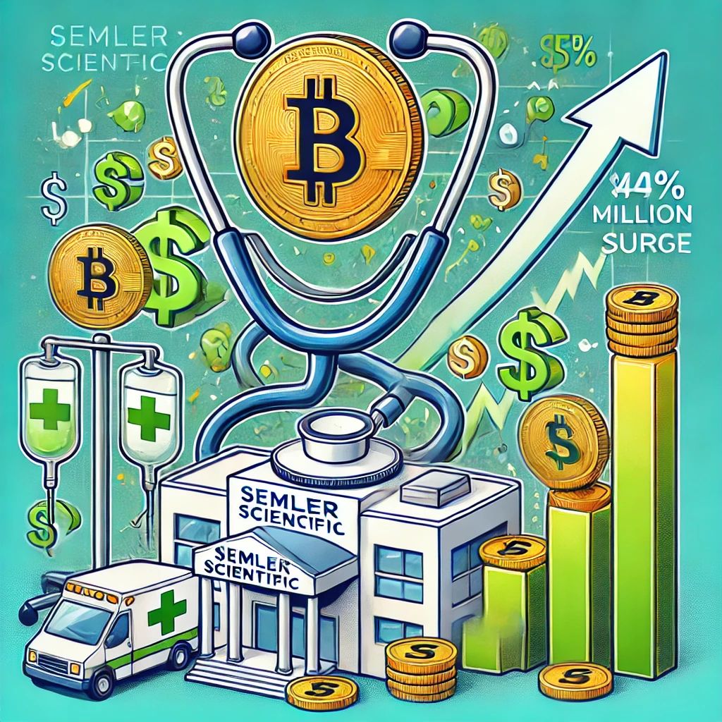 医療機器メーカーSemler Scientific、ビットコインに4000万ドル投資し株価25%急騰