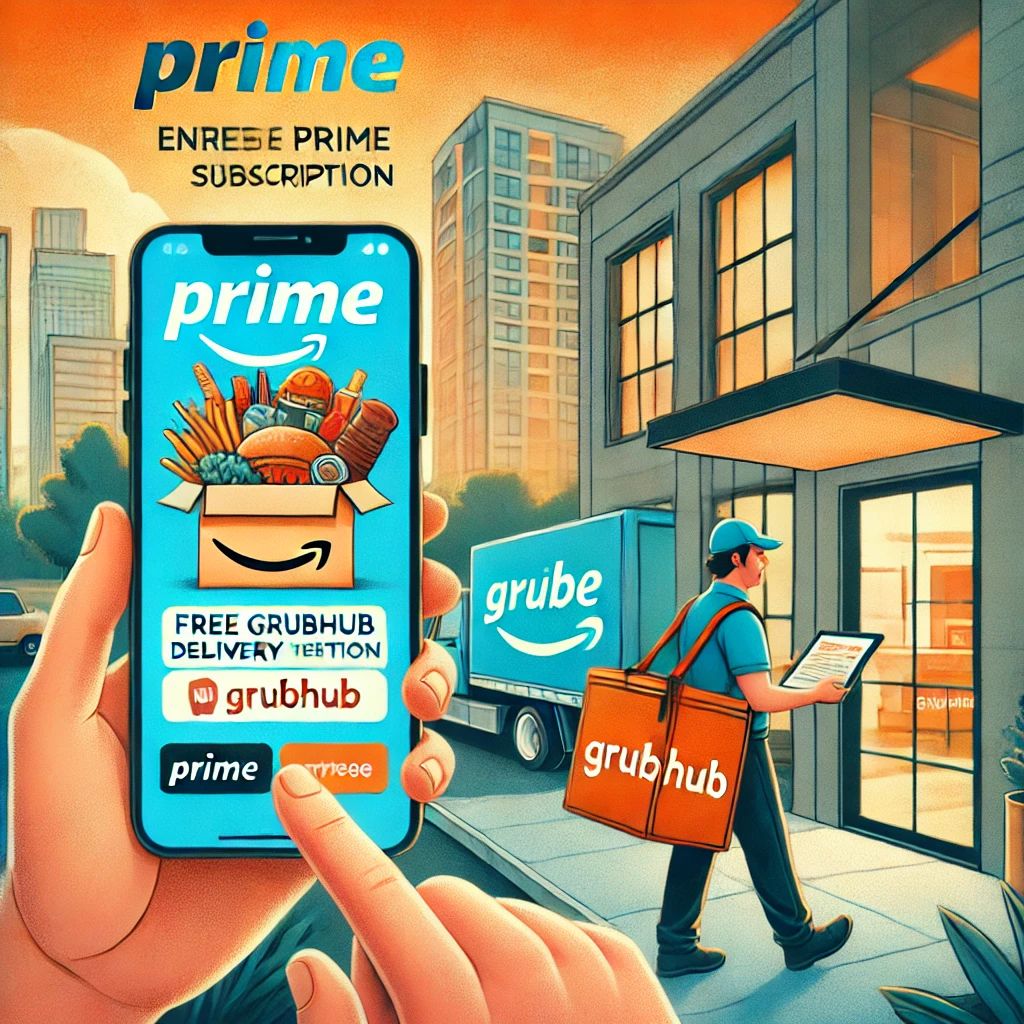 Amazon、Prime会員にGrubhub配達サブスク無料提供で魅力アップ