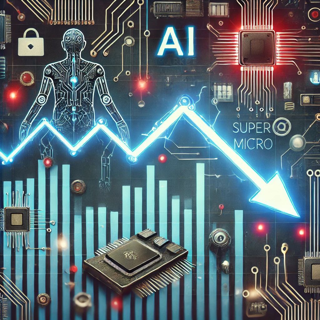 Super Micro株急落、収益予測にも関わらずAI市場での成長に期待