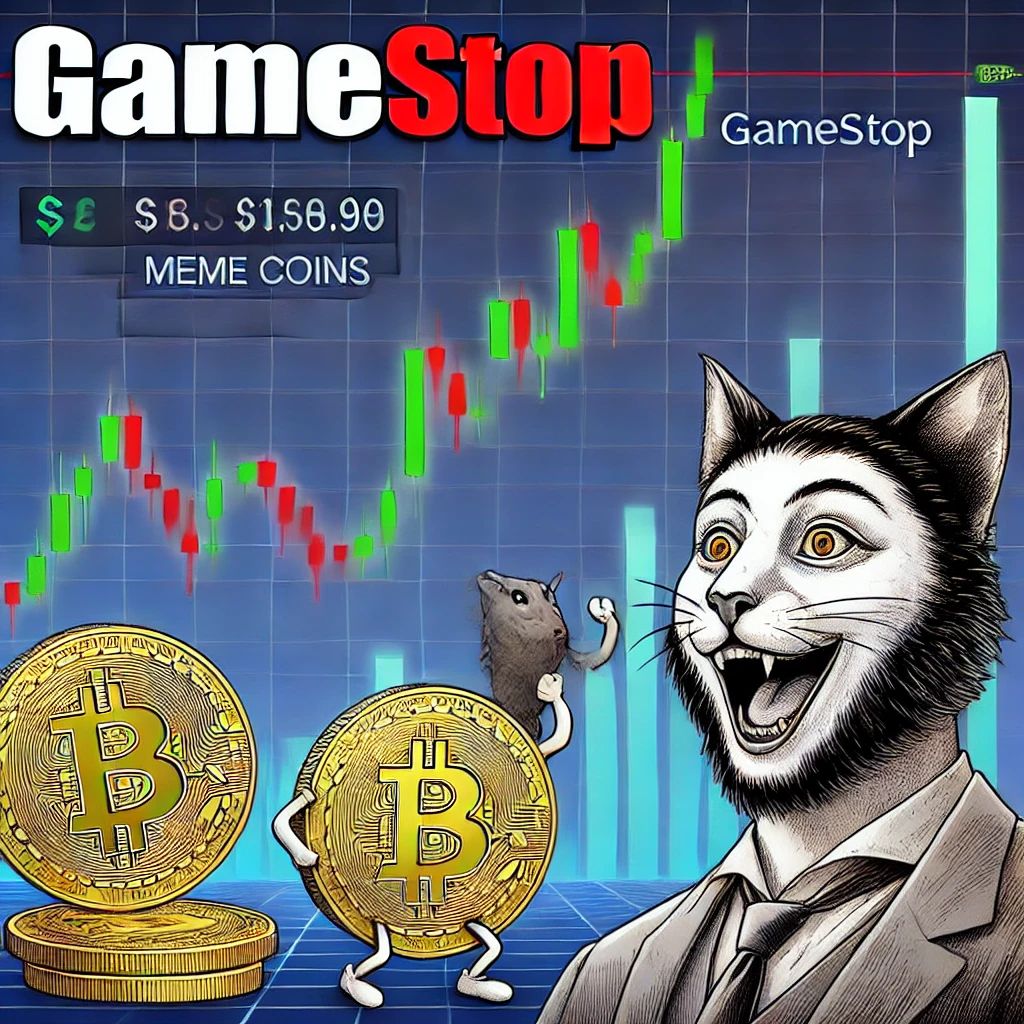 @TheRoaringKittyの投稿がGameStop株とミームコインを急騰させる
