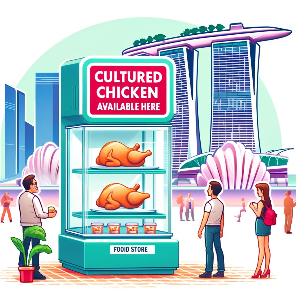 シンガポールで培養チキンが店頭デビュー！
