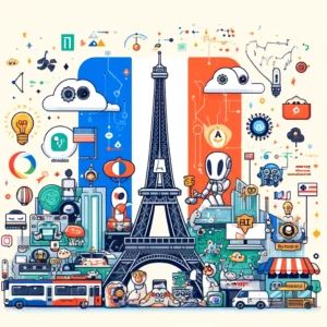 フランス、AI分野で世界リーダーを目指す:米大手との連携強化