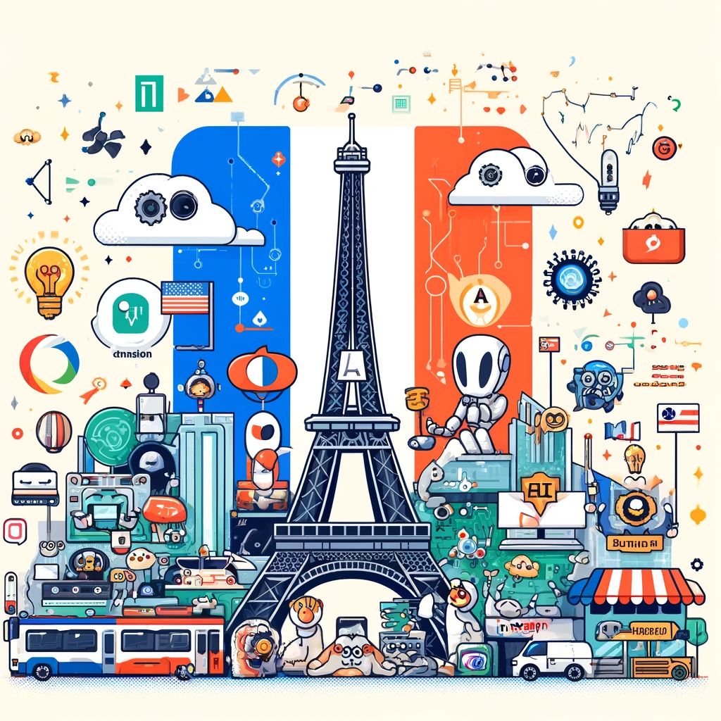 フランス、AI分野で世界リーダーを目指す：米大手との連携強化