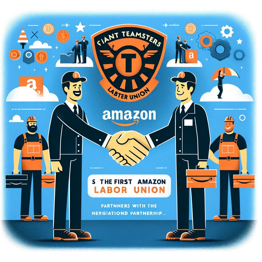 アマゾン初の労働組合、巨大組合Teamstersと提携へ – 労使交渉に新たな展開