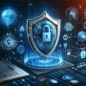 DALLE 2024-06-01 133827 - An illustration of increasing digital threats and advanced security technology by Everfox featuring elements of cybersecurity digital protection an - innovaTopia