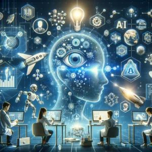 DALLE 2024-06-02 073128 - An image for an article about the future of AI technology highlighting the new roles and importance of research and development The image should fea - innovaTopia
