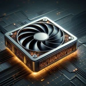 DALLE 2024-06-02 233220 - A futuristic GPU with energy-efficient design elements representing Nvidias new GPU that boosts AI processing energy efficiency by 25 times - innovaTopia
