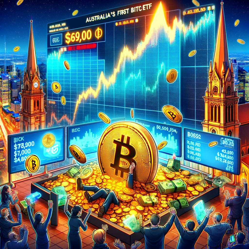 ビットコイン$69,000回復、オーストラリア初のETF登場：暗号市場動向