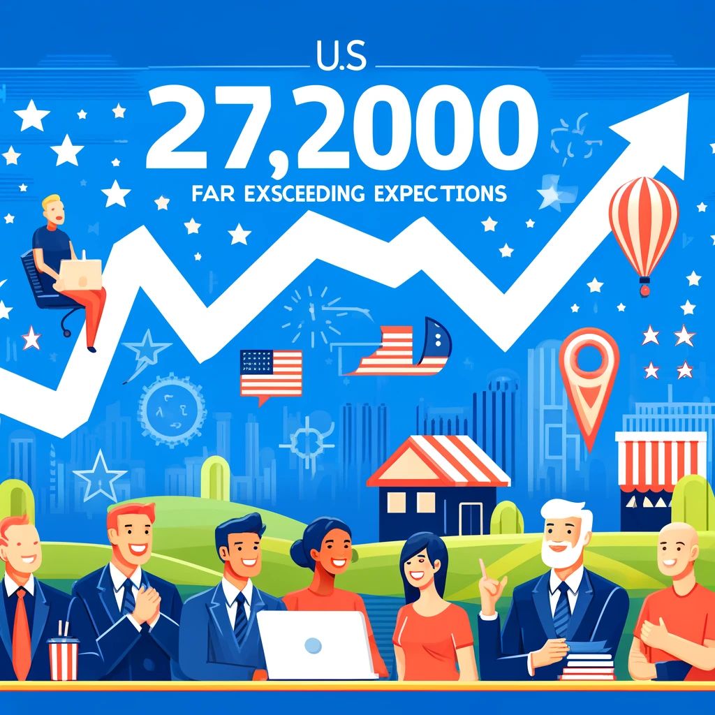 米国雇用市場、5月に予想大幅超え272,000新規雇用を追加
