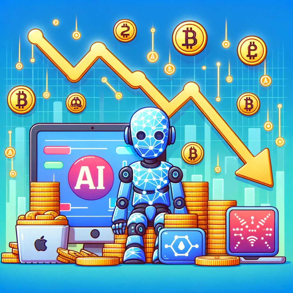 AppleのAI計画発表後、AI関連暗号通貨が価値を下げる