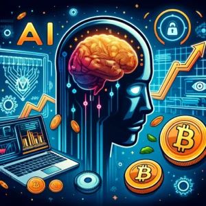 DALLE 2024-06-12 054825 - An illustration of AI misuse increasing with new methods to deceive cryptocurrency users The image should depict AI elements cryptocurrency symbols - innovaTopia