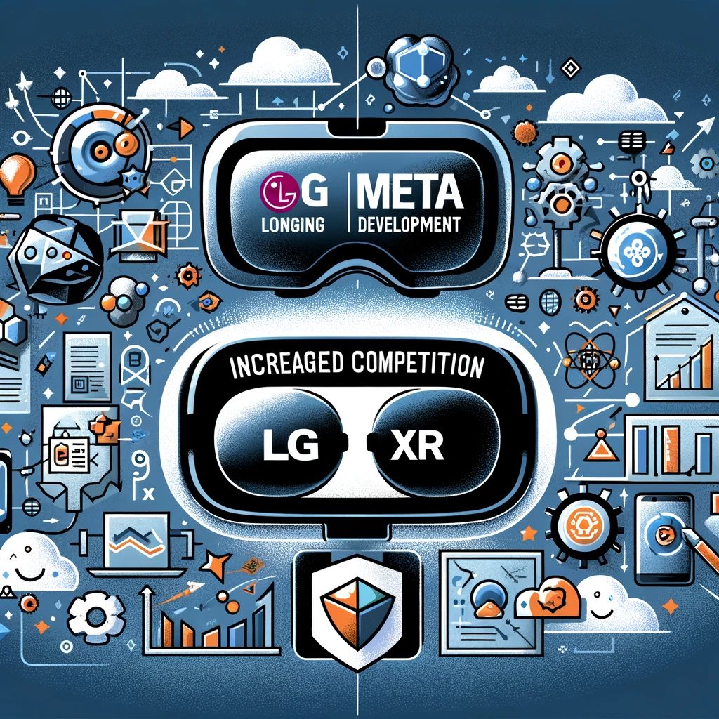 LGとMetaのXR開発提携、競争激化で計画変更か？