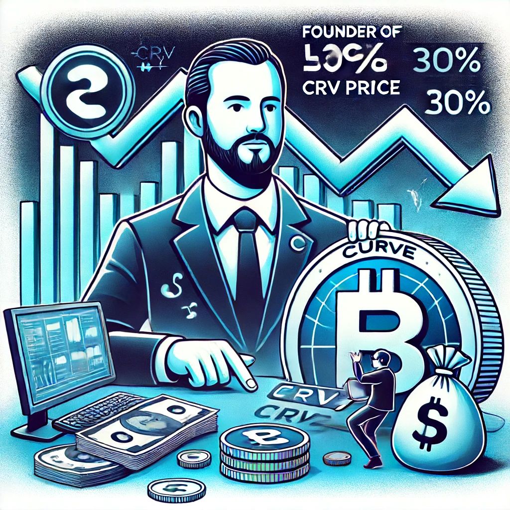 Curve創設者の巨額借入がCRV価格を30%急落させる