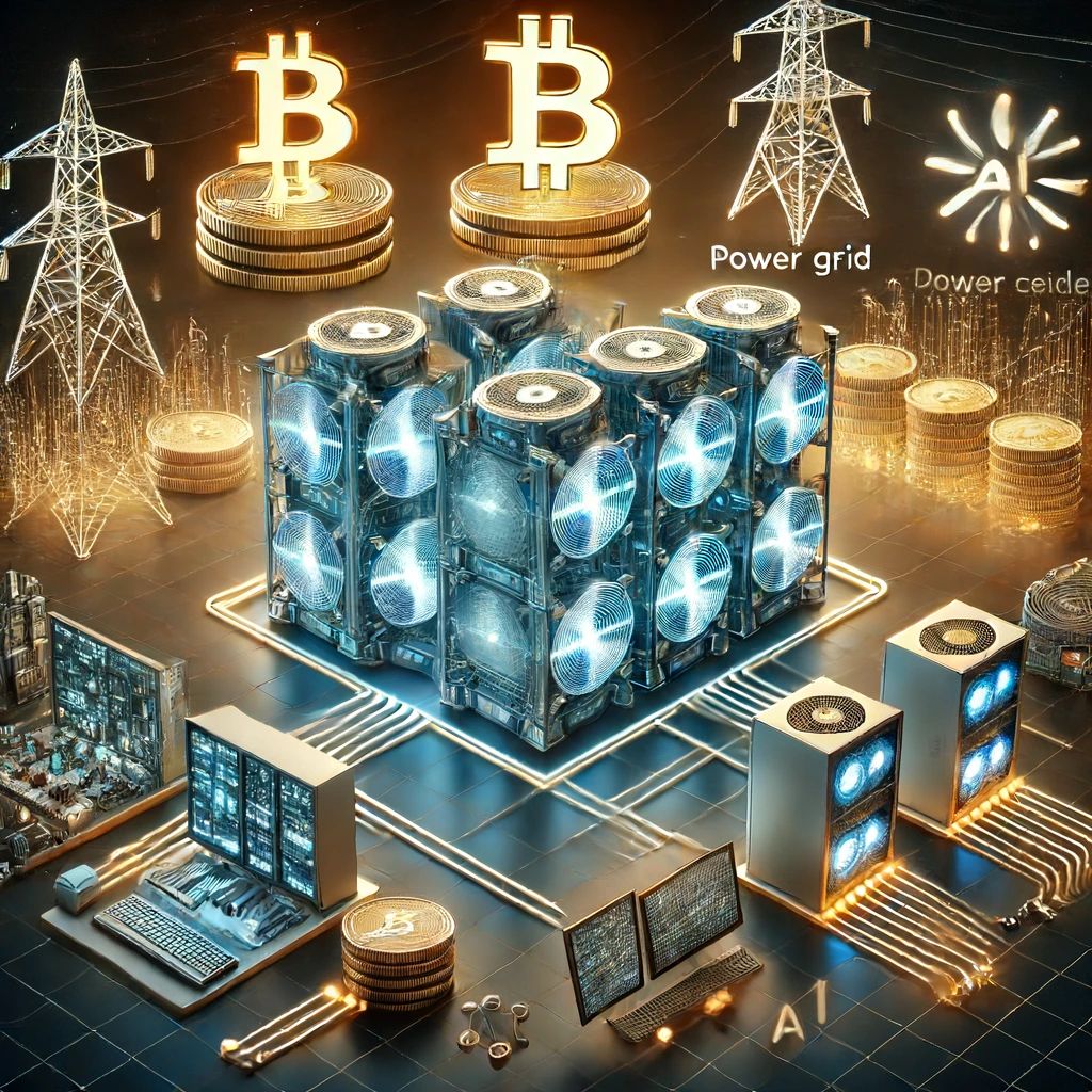 ビットコインマイニングが電力網安定化に貢献、AIデータセンターの影響も注目