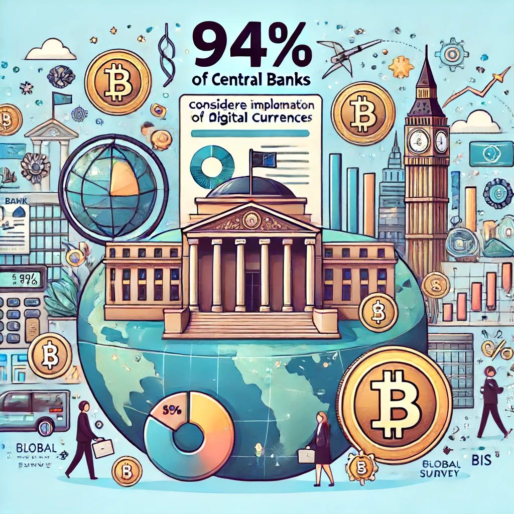 中央銀行94%がデジタル通貨導入を検討、BIS調査が明らかに