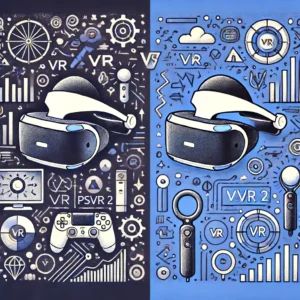 DALLE 2024-06-17 135901 - An illustration depicting the latest trends in the VR industry from the lack of PSVR 2 support to the announcement of new devices The image includes - innovaTopia