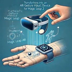 スマートウォッチがARジェスチャー入力デバイスに変身!DoublepointがMagic Leap 2向け「WowMouse AR」発表