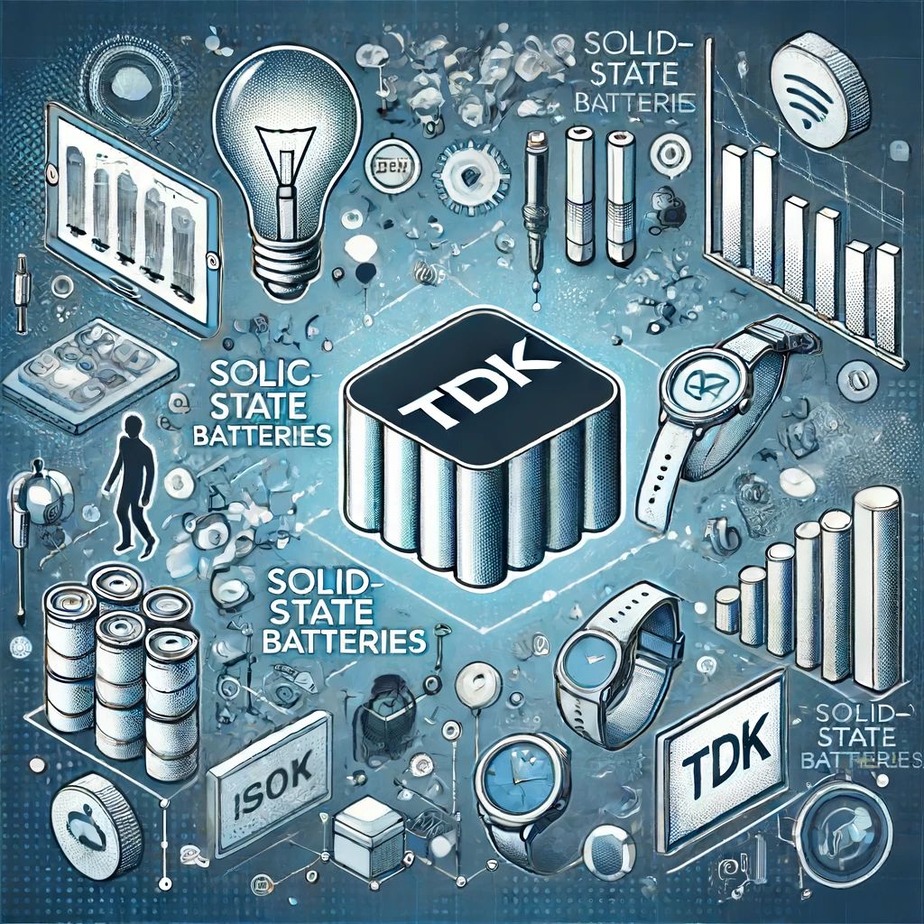 TDKが開発した固体電池、ウェアラブルデバイス革新の兆し
