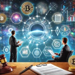 DALLE 2024-06-19 150200 - An image depicting the progress of the FIT21 bill with Representative McHenry discussing the future of the cryptocurrency market featuring symbols of - innovaTopia