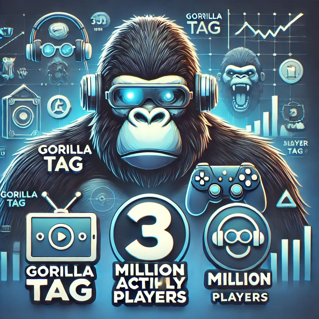 Gorilla TagがVRゲーム界を席巻、月間300万アクティブプレイヤー突破！