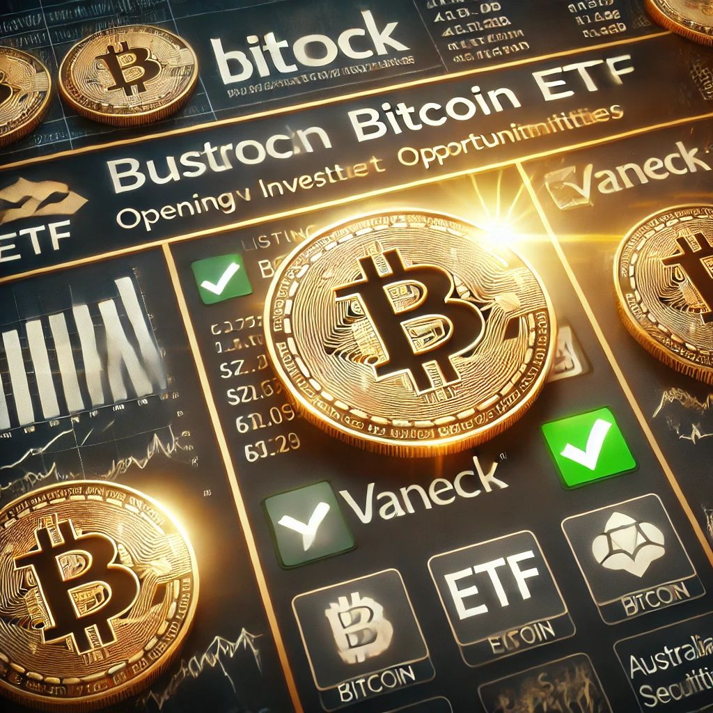 オーストラリア証券取引所にVanEckのビットコインETFが上場、新たな投資の扉を開く