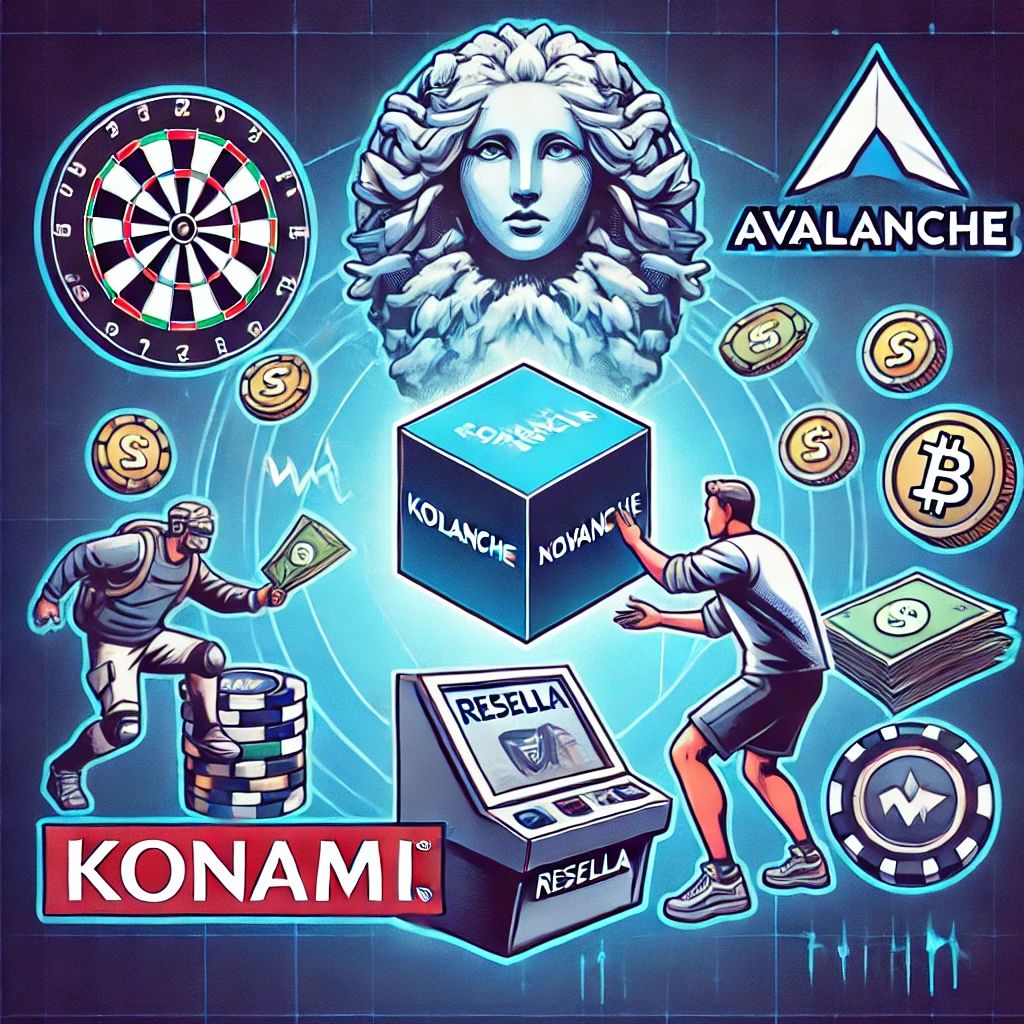 KonamiとAvalancheが手を組み、NFTマーケットプレイス「Resella」を発表