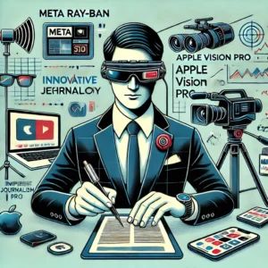 記者がMeta Ray-BanとApple Vision Proで革新的取材、ジャーナリズムの未来に光