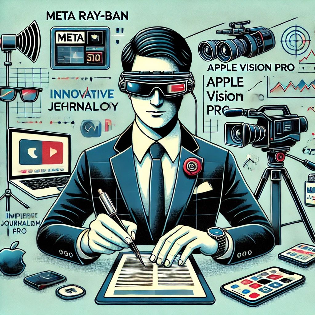 記者がMeta Ray-BanとApple Vision Proで革新的取材、ジャーナリズムの未来に光