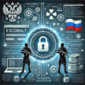 DALLE 2024-06-23 165007 - An illustration depicting ExCobalt targeting Russian companies with a new Golang backdoor in cyber attacks The image includes elements of cyber warfa - innovaTopia