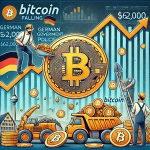 DALLE 2024-06-25 041310 - An illustration showing Bitcoin falling to 000 with elements depicting miners selling and German government policies affecting the price The back - innovaTopia