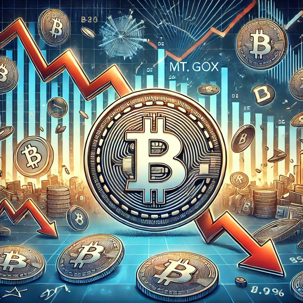 ビットコイン価格、Mt. Gox返済発表後に急落 – 市場全体に影響