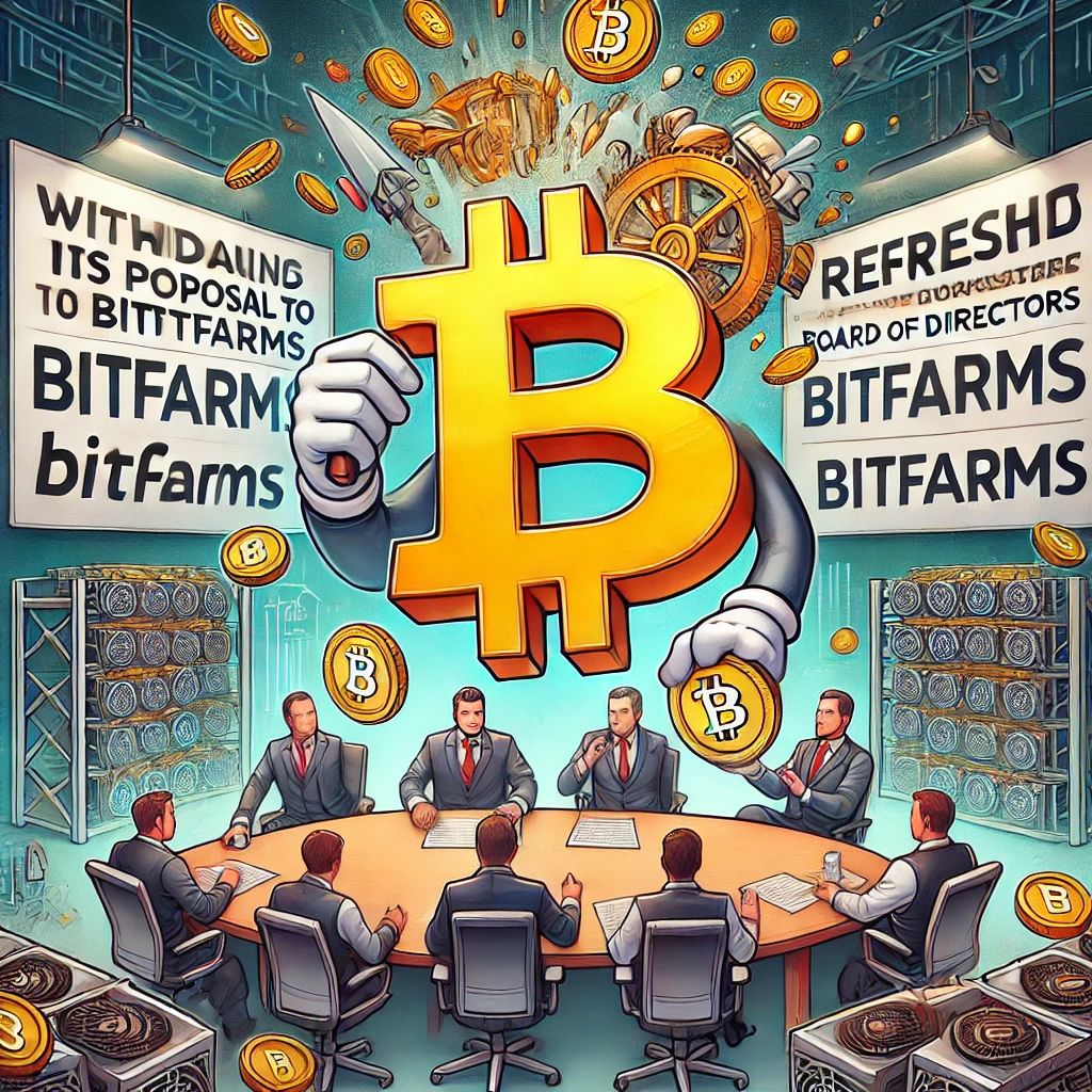 ビットコインマイニング大手Riot、Bitfarms買収提案を撤回し取締役会刷新へ