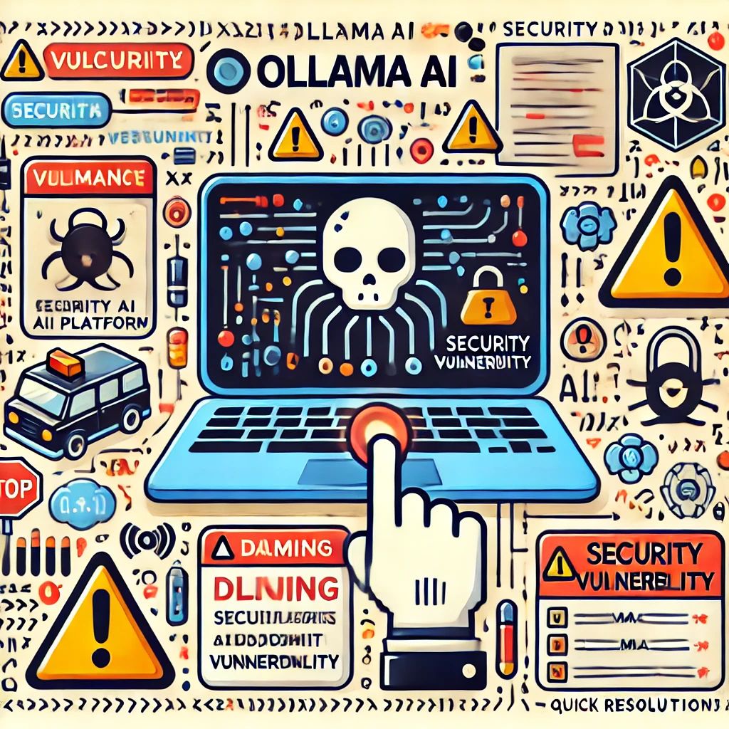 Ollama AIプラットフォームに深刻な脆弱性、迅速な対応で修正済み