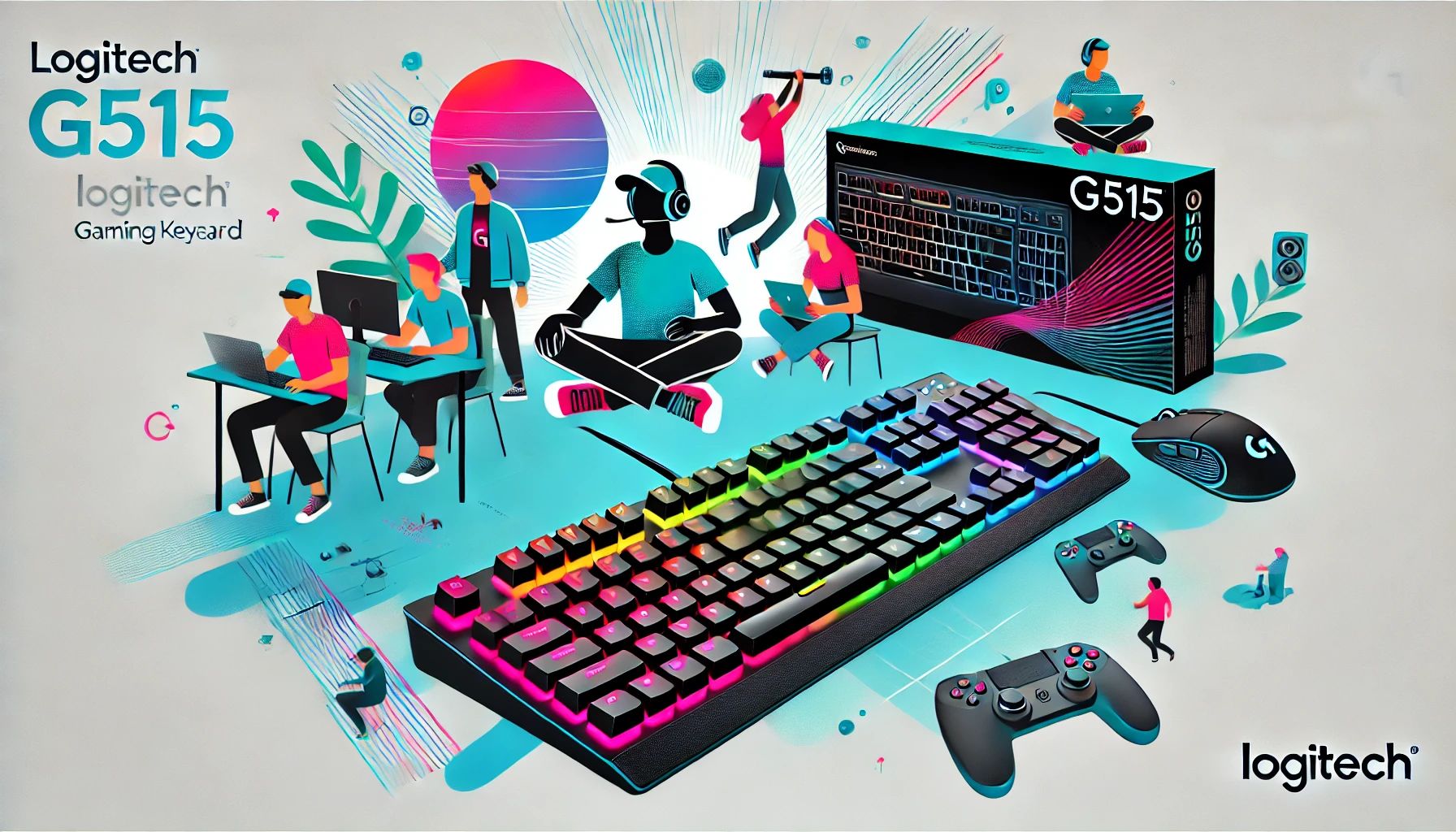 Logitech G、新型ゲーミングキーボードG515発表：スリムで高性能、$139で登場
