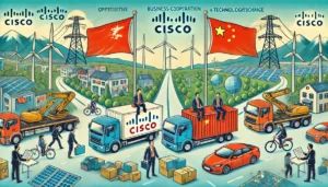 Cisco、中国EV企業との協力拡大に楽観－貿易緊張下でも前進