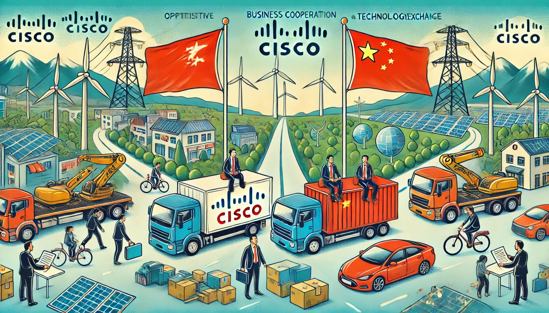 Cisco、中国EV企業との協力拡大に楽観－貿易緊張下でも前進