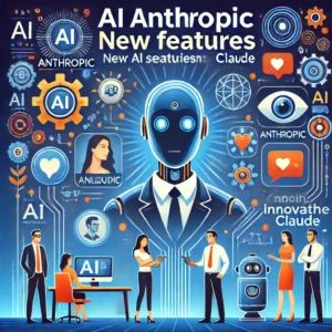 DALLE 2024-06-26 043002 - An illustration showing an AI company Anthropic unveiling new features for their AI assistant Claude The background includes digital elements tech - innovaTopia